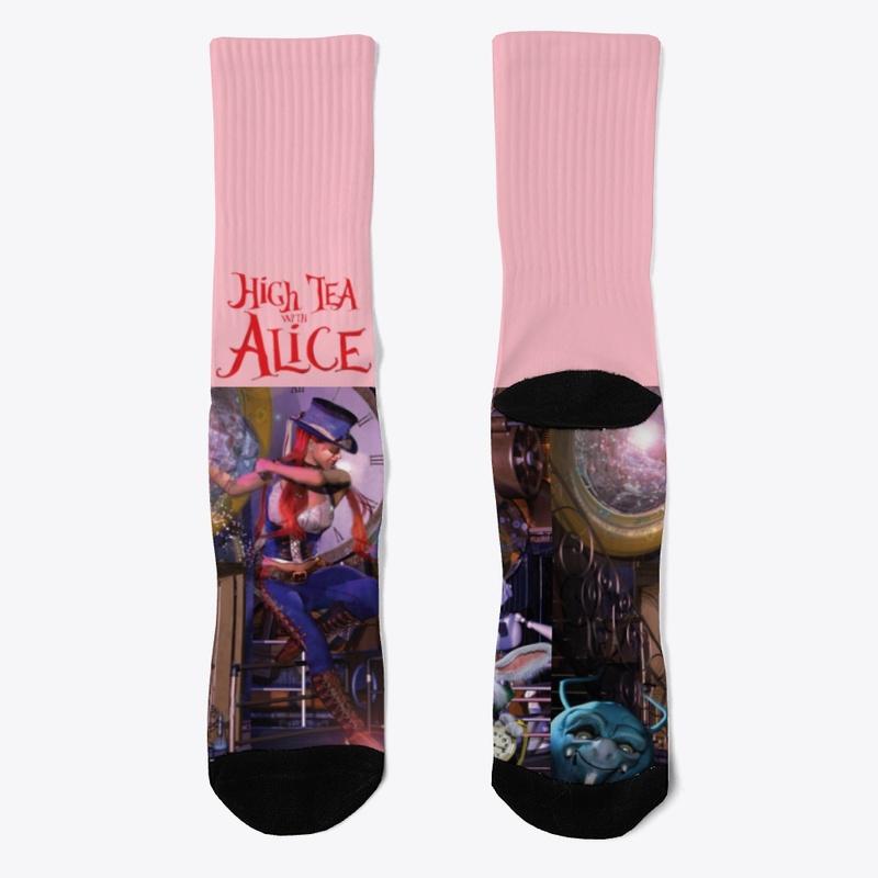 High Tea With Alice Socks